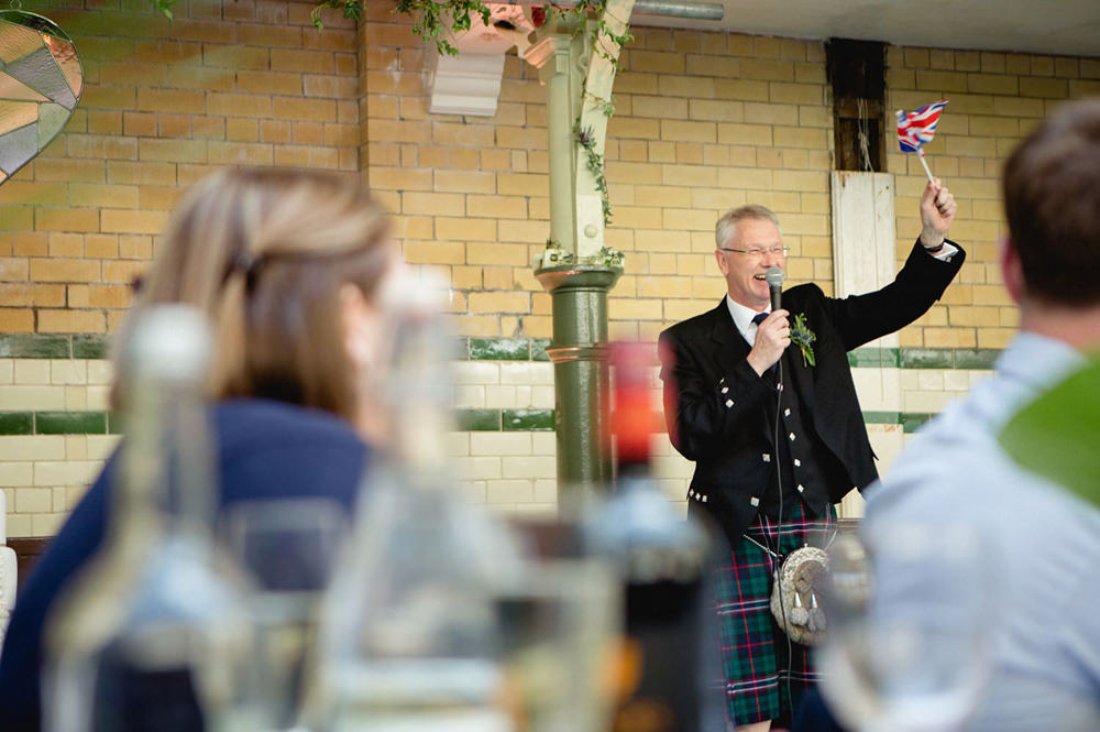 father of the bride speech with a Scottish theme